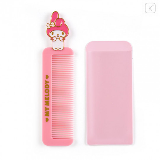 Japan Sanrio Compact Comb with Case - My Melody - 2