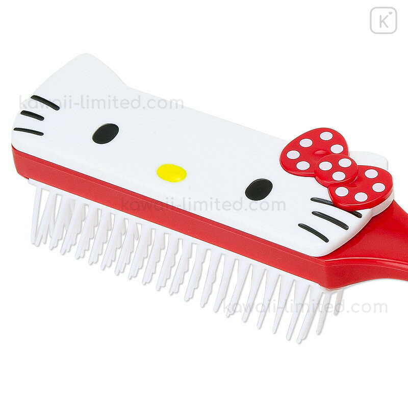 Japan Sanrio Face Hair Brush Hello Kitty Kawaii Limited