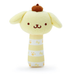 Japan Sanrio Stick Mascot for Baby - Pompompurin