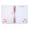 Sanrio A6 Twin Ring Notebook - Hello Kitty / Piano - 3