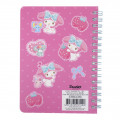 Sanrio A6 Twin Ring Notebook - My Melody / Strawberry - 2