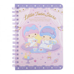 Sanrio A6 Twin Ring Notebook - Little Twin Stars / Room