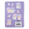 Sanrio A6 Twin Ring Notebook - Little Twin Stars / Room - 2