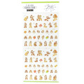 Japan Disney Kiratto Mark Seal Sticker - Chip & Dale - 1