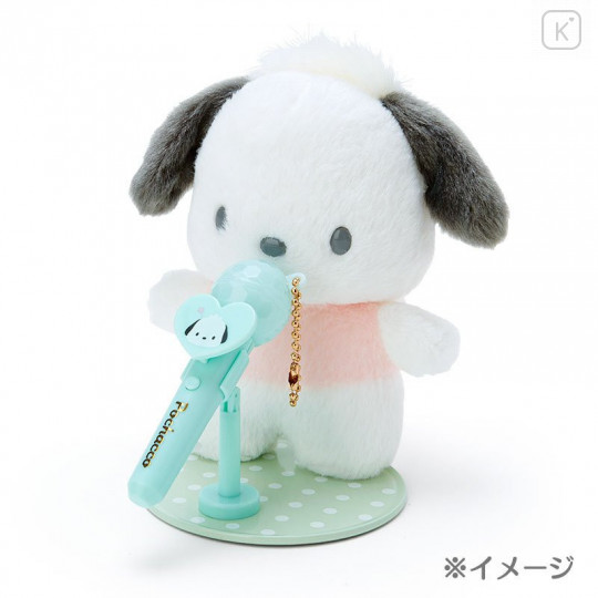 Japan Sanrio Miniature Light Microphone - Pochacco / Pitatto Friends - 4