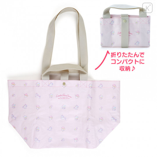 Japan Sanrio 2way Tote Bag - Little Twin Stars - 1