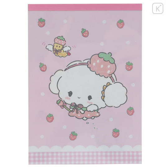 Japan Sanrio A6 Notepad - Cogimyun / Strawberry - 1