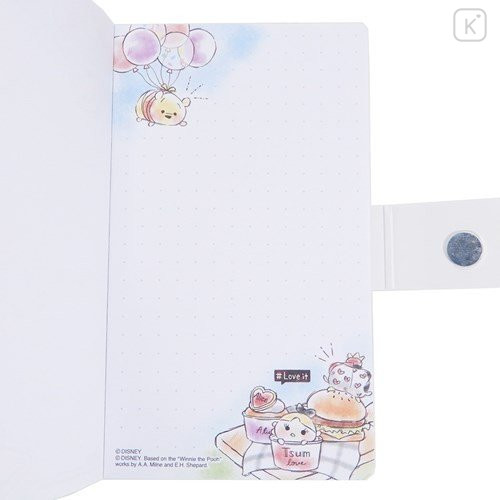Japan Disney Smartphone Cover Memo Pad - Tsum Tsum Love - 4