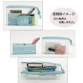 Japan San-X Sumikko Gurashi Clear Pen Pouch - Shippo's Diner / Dull Mint - 2