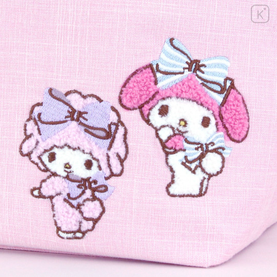 Japan Sanrio Ruffle Bag with Embroidery - My Melody - 2