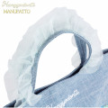 Japan Sanrio Ruffle Bag with Embroidery - Hangyodon - 3