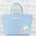 Japan Sanrio Ruffle Bag with Embroidery - Hangyodon - 6