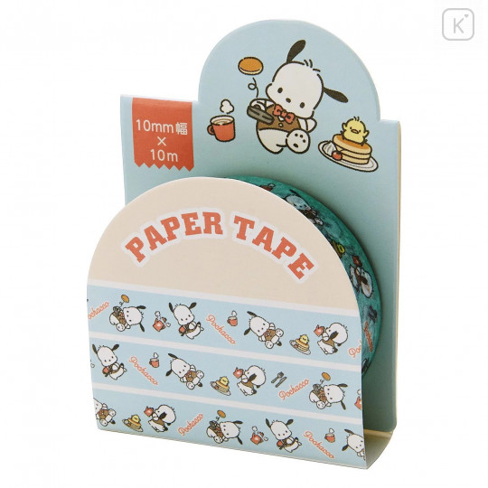 Japan Sanrio Washi Paper Masking Tape - Pochacco / Pancake - 1