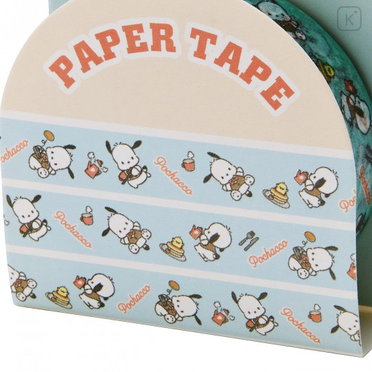 Japan Sanrio Washi Paper Masking Tape - Pochacco / Pancake - 2