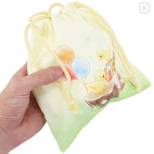 Japan Disney Drawstring Bag - Chip & Dale / Party - 2