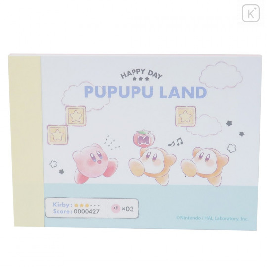 Japan Kirby Mini Notepad - Pupupu Land - 1