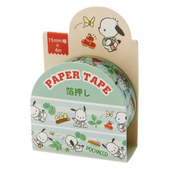 Japan Sanrio Washi Paper Masking Tape - Pochacco / Foil Stamping