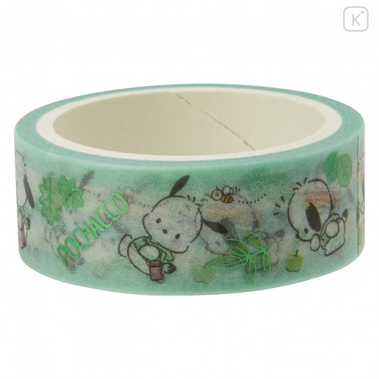 Japan Sanrio Washi Paper Masking Tape - Pochacco / Foil Stamping - 3