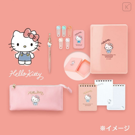 Japan Sanrio Pen Case - Hello Kitty / Smoky - 8