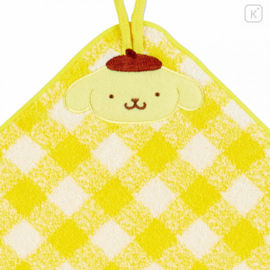 Japan Sanrio Hand Towel with Loop - Pompompurin - 2