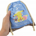 Japan Pokemon Drawstring Bag (XS) - Pikachu / Poke Days - 2
