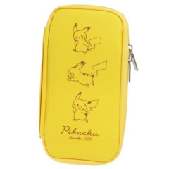 Japan Pokemon Sepa Multi-Case Flat Pen Pouch - Pikachu / Yellow