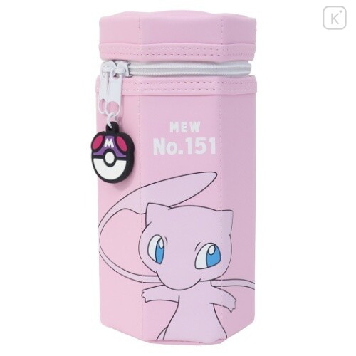 Japan Pokemon Hexagonal Pen Pouch - Mew / Pink - 1