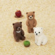 Japan Hamanaka Aclaine Needle Felting Kit - Baby Bear