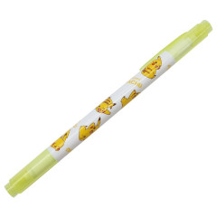 Japan Pokemon Double-Sided Highlighter - Pikachu Yellow