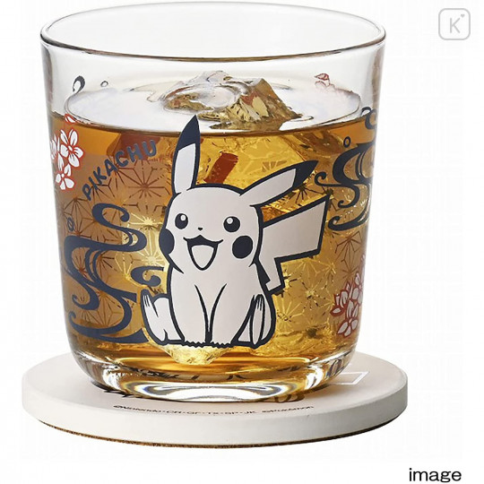 Japan Pokemon Wide Tumbler - Pikachu / Papercutting - 3