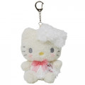 Japan Sanrio Keychain Fluffy Plush - Hello Kitty - 1