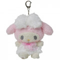 Japan Sanrio Keychain Fluffy Plush - My Melody - 1