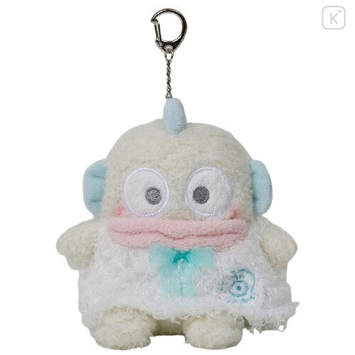 Japan Sanrio Keychain Fluffy Plush - Hangyodon - 1