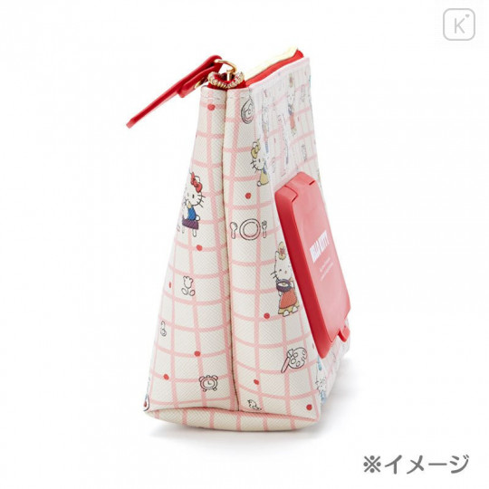 Japan Sanrio Wet Wipe Pocket Pouch - Cinnamoroll / Stripe - 4