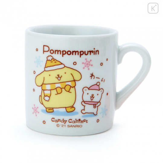 Japan Sanrio Mini Mug & Candy Set - Pompompurin - 1