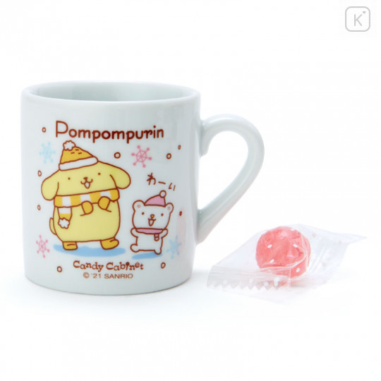 Japan Sanrio Mini Mug & Candy Set - Pompompurin - 2