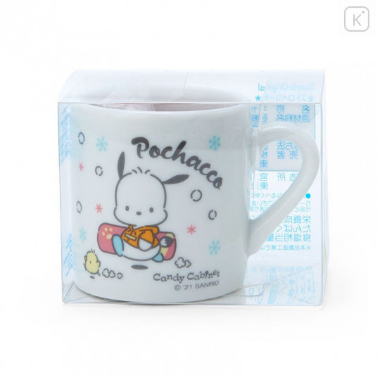 Japan Sanrio Mini Mug & Candy Set - Pochacco - 5