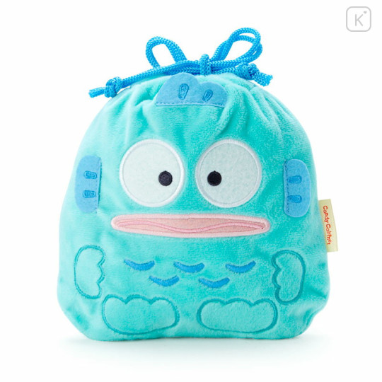 Japan Sanrio Die-cut Drawstring Bag Candy Set - Hangyodon - 1