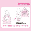 Japan Sanrio Mini Plush Keychain with Candy - Wish Me Mell / Christmas Tree - 6