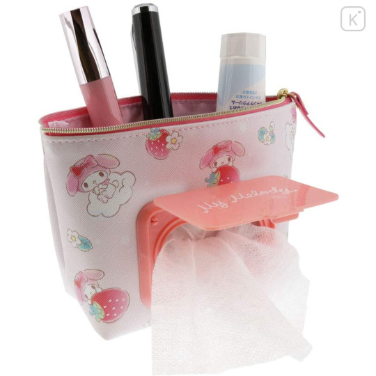 Japan Sanrio Wet Wipe Pocket Pouch - My Melody - 7