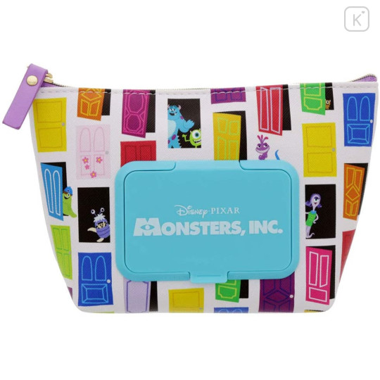 Japan Disney Wet Wipe Pocket Pouch - Monsters Inc - 1