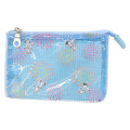 Japan Peanuts 3-Pocket Mini Clear Flat Pouch - Snoopy : Summer Firework - 1