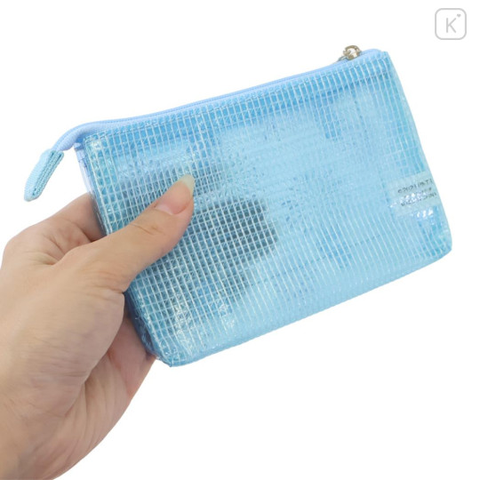 Japan Peanuts 3-Pocket Mini Clear Flat Pouch - Snoopy : Summer Firework - 2