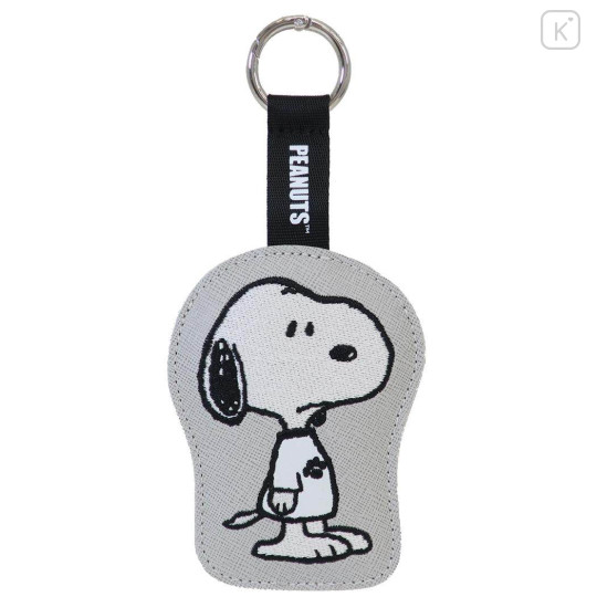 Japan Peanuts Embroidery Pass Case Card Holder Bag Charm - Snoopy : Wearing TShirt - 1
