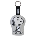 Japan Peanuts Embroidery Pass Case Card Holder Bag Charm - Snoopy : Wearing TShirt - 1