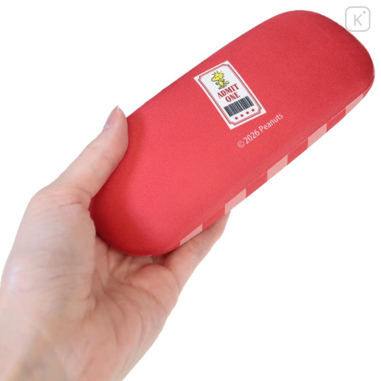 Japan Peanuts Glasses Case with Cloth - Woodstock : Amusement Park - 3