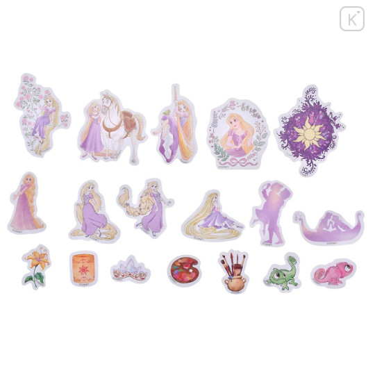 Japan Disney Store Flake Stickers with Case - Rapunzel - 1