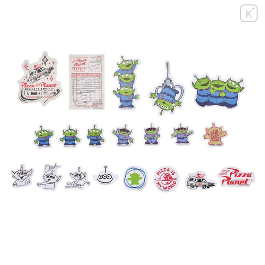 Japan Disney Store Flake Stickers with Case - Aliens - 1