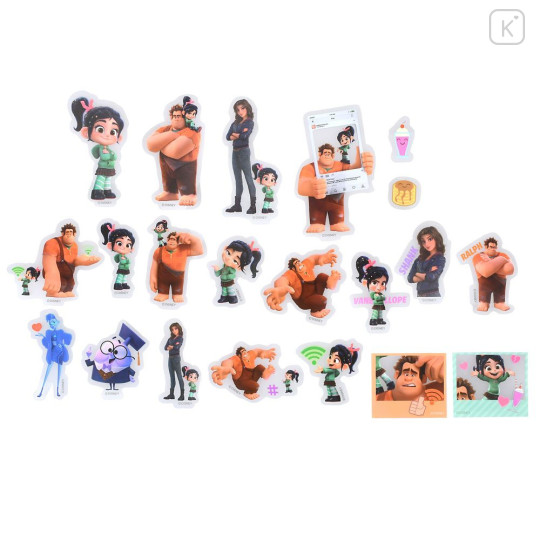 Japan Disney Store Clear Sticker Collection - Ralph Breaks the Internet: Wreck-It Ralph 2 - 2
