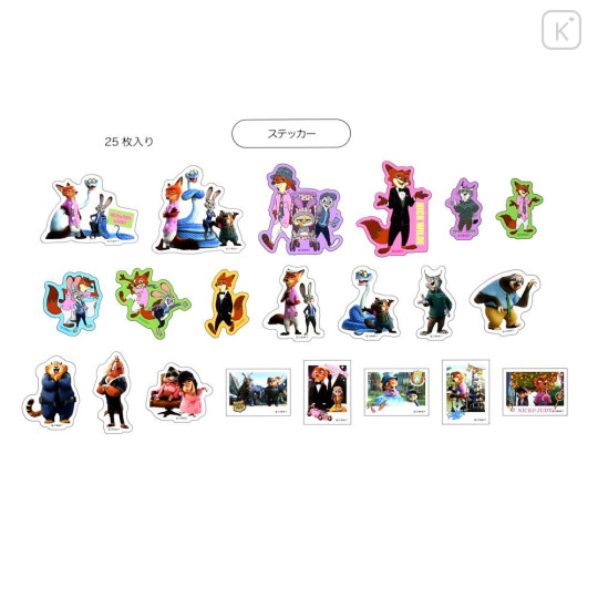 Japan Disney Store Clear Sticker Collection - Zootopia 2 - 3